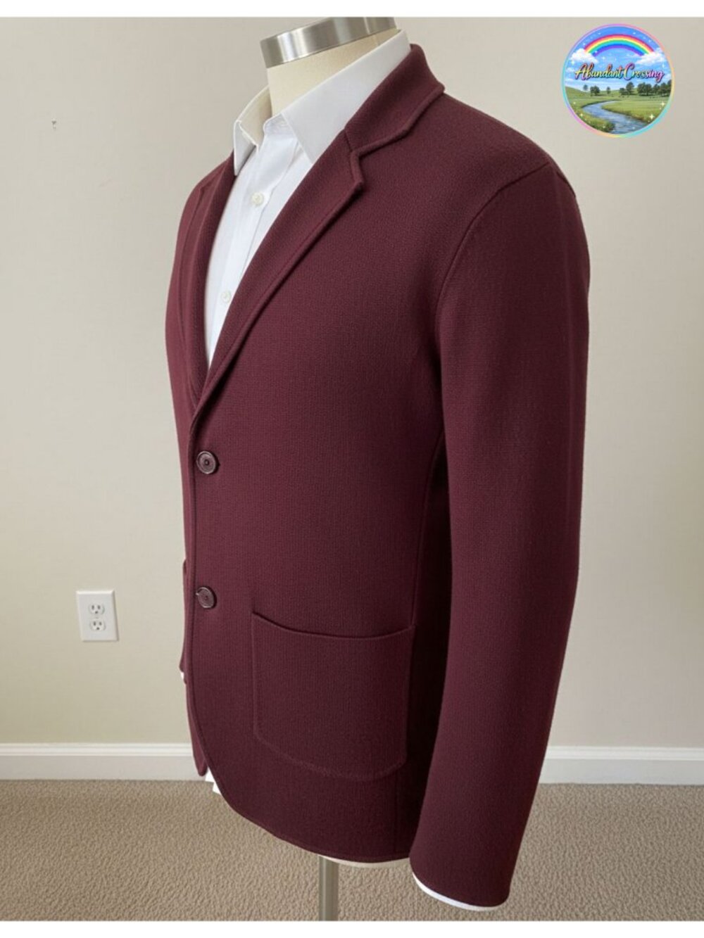 Men's Knit Blazer Cardigan Sweater Shawl Collar Button Down Long Sleeve